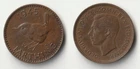 1945 George VI Farthing — photo from another recent sale