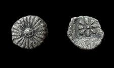 Ancient Greek,  Ionia, Erythrai  480-450 BC  silver hemiobol