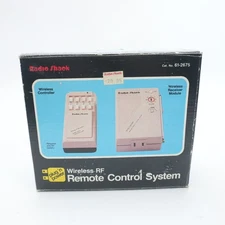 NEW Radio Shack Plug N Power Wireless Remote Control 61-2675