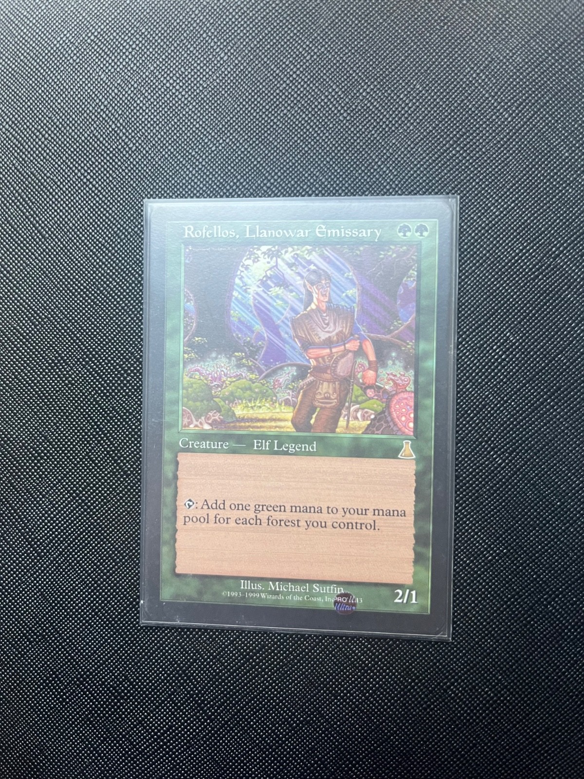 Rofellos, Llanowar Emissary MTG Urza's Destiny English LP