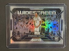 2024 Prizm Draft Picks Stephon Castle Widescreen Silver Prizm #8 UConn Spurs 🔥