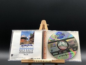 Sega Rally Championship Plus w/spine (Sega Saturn,1996) from japan