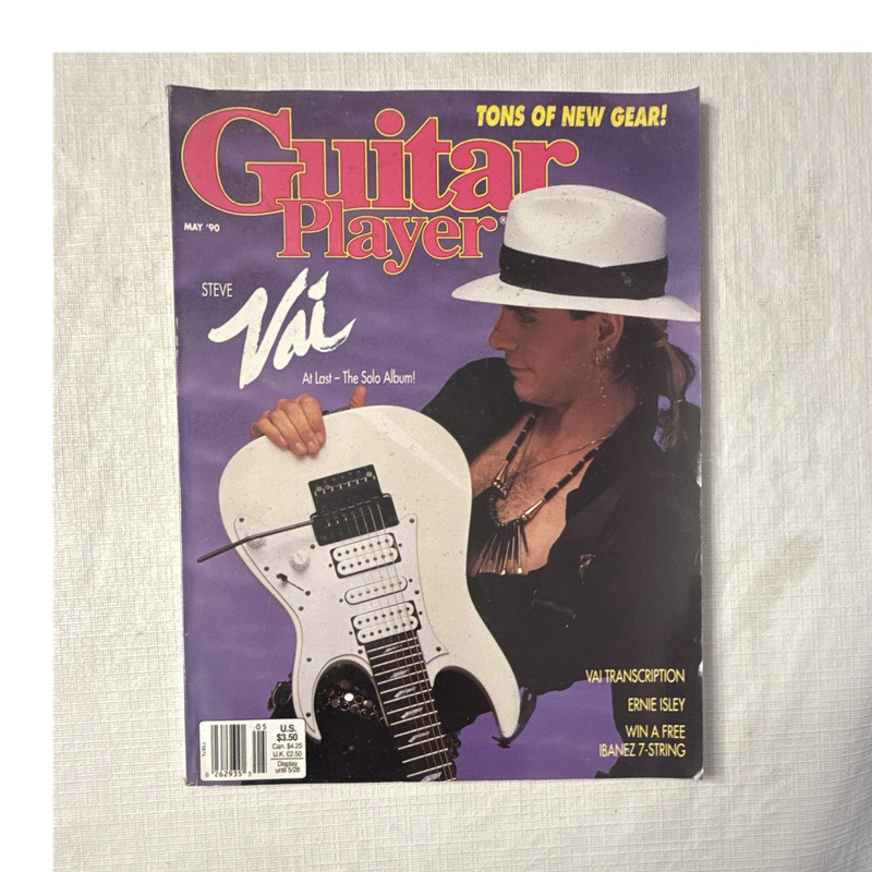 Guitar Player Steve Vai Solo Album Illustrated Magazine May 1990 Issue 05