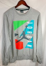 Nike Air Jordan Crewneck Sweatshirt Mens Larg...