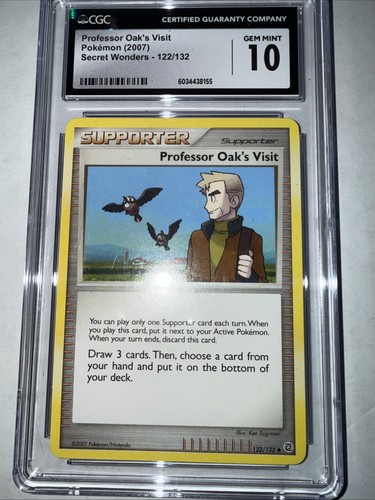 Professor Oak's Visit graded CGC 10 for sale on eBay