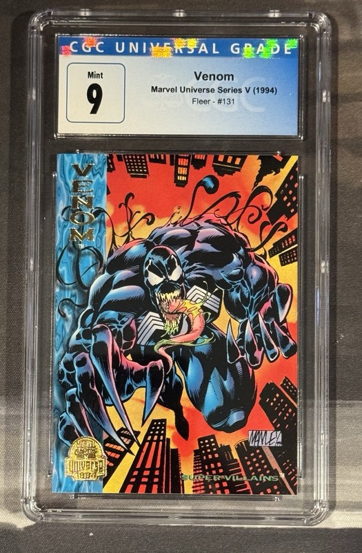 1994 MARVEL UNIVERSE #131 Venom CGC 9 Old Label