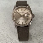 1969 Rolex Datejust Oyster Perpetual 1603 Wideboy Engine Turned Bezel Watch