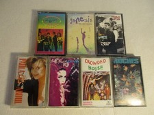 VTG 80's 90's Pop New Wave Dance Cassette Tape Lot Of 7 GENESIS THE B 52'S NKOTB