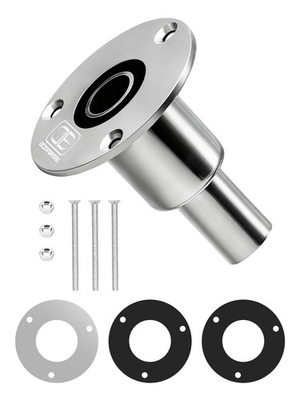 #ad OCEANBROAD Stainless Steel 316 Thru Hull Exhaust Skin Fitting 22mm Hose Pipe... $20.38