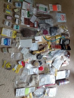 Job Lot Of Fly Tying Hooks And Materials