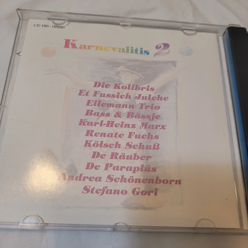 German CD Karnevalitis 2- Music Sampler International Foreign Language Clown Foto 4 de 4