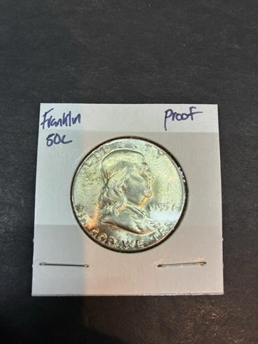 1955 Franklin 50c Proof - 90% Silver