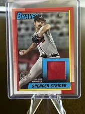 2025 Topps Series 1 - Spencer Strider 1990 Baseball Jersey Relic #T90R-SST