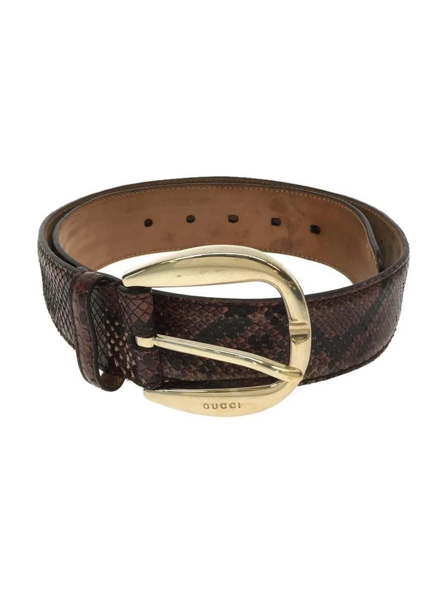 Ceinture GUCCI cuir BRW femme 246380 480199 80 32