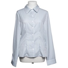 Shein, Hemd, Größe: 40/42, Blau/Weiß, Polyester, Streifen, Damen #mjx