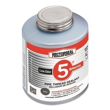 No. 5 Special Pipe Thread Sealant, 1 Pint Can, Gray Rectorseal 26431