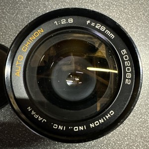 Auto Chinon 28mm f2.8 CHINON IND Wide Angle lens (average condition)