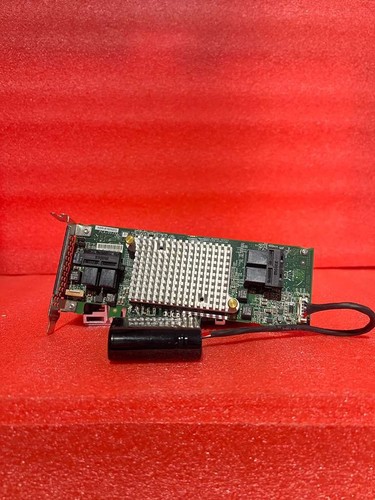 Adaptec ASR-81605ZQ 12G SAS 16-Port 1GB Cache PCIe x8 RAID Controller + Battery