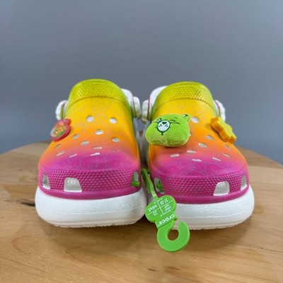CROCS Care Bears Crush Clogs Light Up Rainbow Shoes Men display picture 2