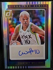 2025 Panini Donruss WNBA Signature Series Holo Laser Courtney Williams Auto 15sd