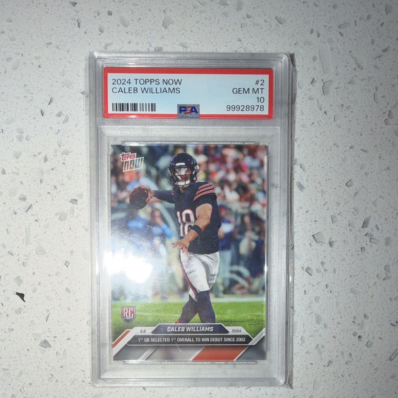 Caleb Williams Topps Now Rookie Campaign #2 Base