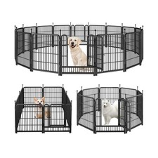 Dog Playpen Portable Outdoor Dog Fence, Dog Playpen for Large/Medium/Small Do...