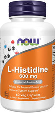 Supplements, L-Histidine 600 Mg, Essential Amino Acid, Critical for Normal Br...