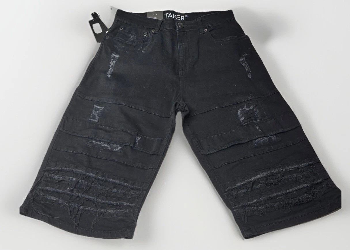 Takers Shorts, Color :black, Size 32
