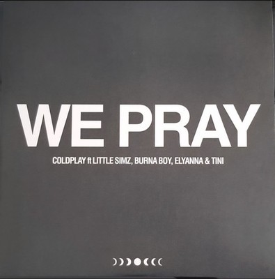 Coldplay Ft Little Simz, Burna Boy, Elyanna & TINI (12) We Pray Vinyl Sold Out