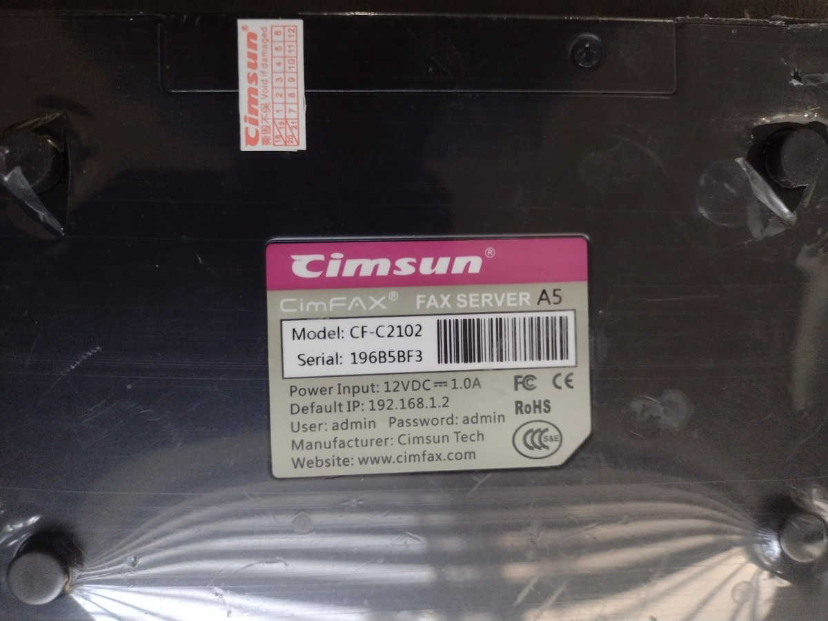 CimFAX FAX SERVER CF-C2102 【公式通販】