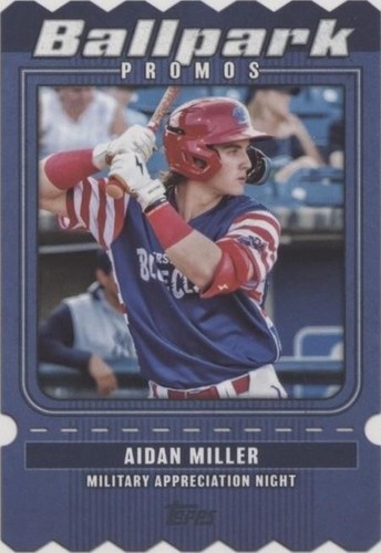 Aidan Miller 2025 Topps Pro Debut Baseball - Ballpark Promos Card 