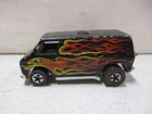1974 Hot Wheels Redline Supervan Black with Flames
