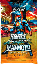 2026 Wild Card Fantasy Football Atompunk MAMMOTH Sealed Pack TRUE 1/1 Oversized 
