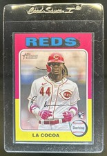 2024 Topps Heritage Elly De La Cruz Nickname Variation RC Rookie #473 Reds