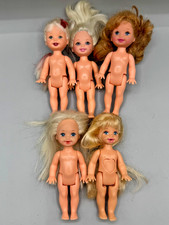 ~DS LOTE M4 DE 5 MUÑECA BARBIE DESNUDA KELLY BUENA PARA RUBIA PERSONALIZADA