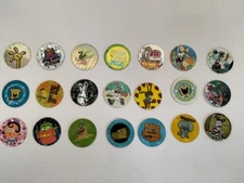 Lot of 17 SHINY Crystal Tazos SpongeBob Mexico Sabritas SpongeBob Pogs