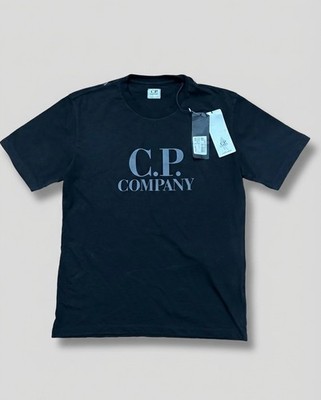 C.P. Company Kids Boys Black Goggle T-Shirt NWT Size 14 Years Authentic Luxury