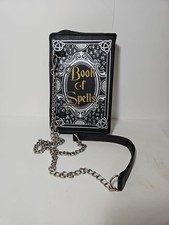 Book of Spells Crossbody Purse Bag Removable Chain Strap Spirit Halloween