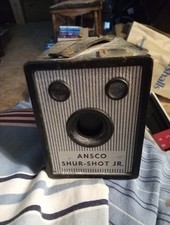 Shur-Shot Jr. by Ansco Antique Vintage Film Snap Shot Camera USA Made