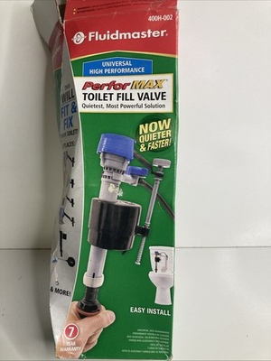 #ad #ad Fluidmaster 400H 002 Performax Universal Toilet Fill Valve High Performance Tank $12.99