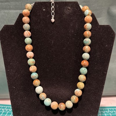 Jay King Mine Finds Lone Mountain Turquoise Necklace DTR 925 DESERT ROSE TRADING