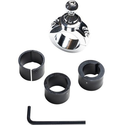 TechMount  5-30912C - 5G Chrome Handlebar Mount for 7/8'' - 1 1/4'' Handlebars