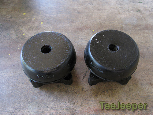 2 x NEU Halterung Elastisch Motor Vorne Jeep M151 A1 A2 - Bild 2 von 2