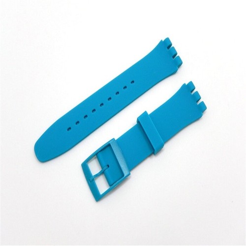 Wrist Watch Band Strap For Swatch 16mm 17mm 19mm 20mm Rubber Silicone Watchband - Picture 12 of 22