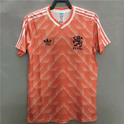 1988 Holland Netherlands Football Home Shirt Retro Jersey 