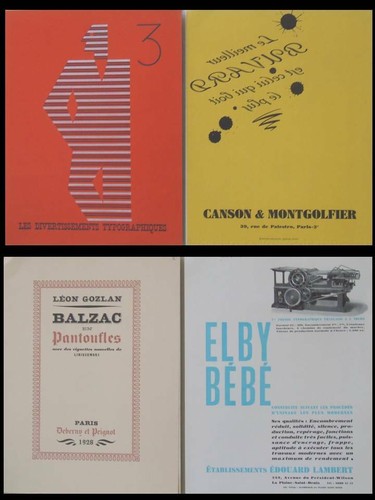 DIVERTISSEMENTS TYPOGRAPHIQUES 3 -1930- DEBERNY ET PEIGNOT, TYPOGRAPHIE - Bild 2 von 3
