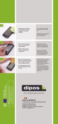2x Screen Protector for PocketBook InkPad X Pro Protection Anti Glare dipos - Picture 6 of 6