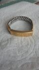 Vintage Identification, Id, Expansion Bracelet "Florence", Goldtone