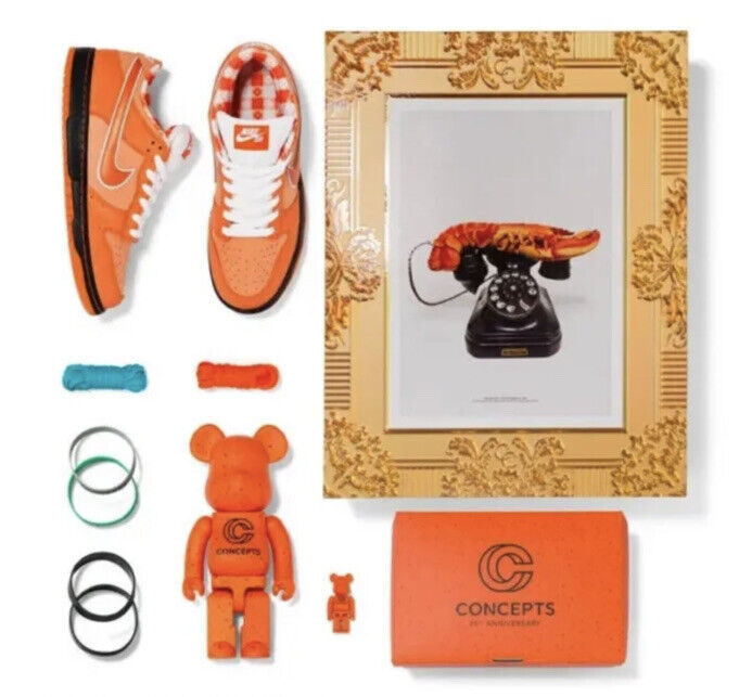 Concepts x Nike Dunk SB Low Orange Lobster Special Box 6.5 Concepts x Nike Dunk SB Low Orange Lobster Special Box 6.5