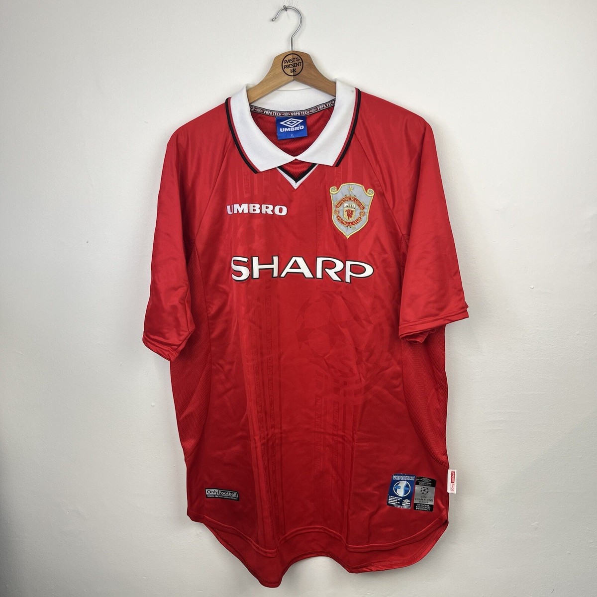 【レア】マンチェスターユナイテッド1999 トヨタカップモデル UMBRO Rare Manchester United 1999 European Cup Player Issue (Code